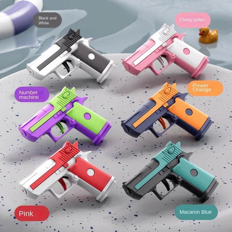 Mini Desert Eagle Water Gun Manual Operation Small Pistol Outdoor Toy - ToylandEU