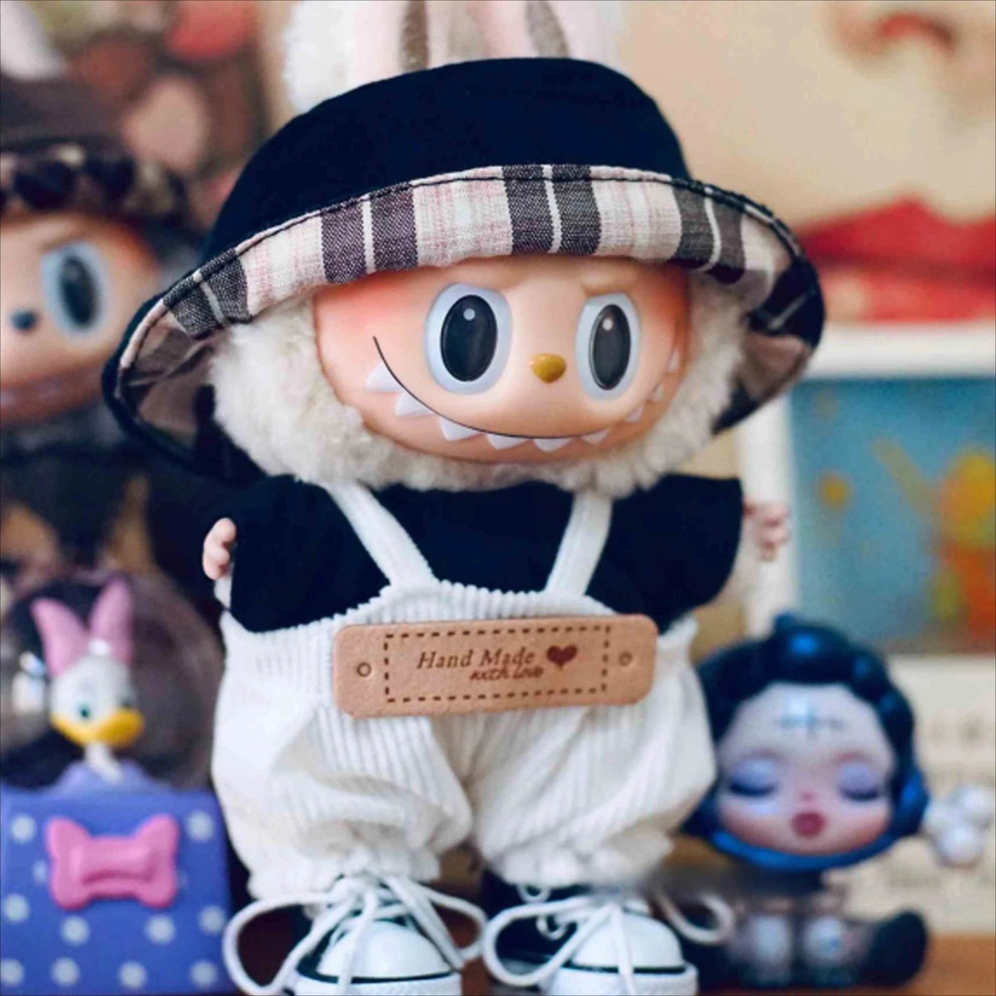 Mini Doll Clothes Outfit Accessories for Korea Kpop EXO 15-17cm Labubu V1 V2 Cute Skirt Sweater Pants Set Clothing Gift - ToylandEU