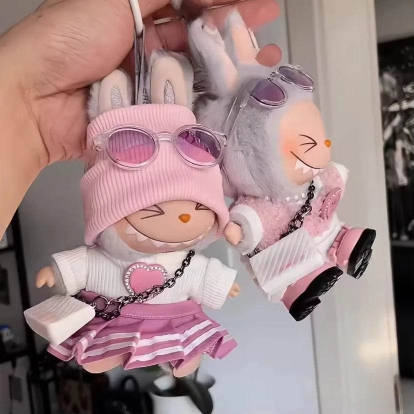 Mini Doll Clothes Outfit Accessories for Korea Kpop Exo Labubu Idol V1 V2 Skirt Sweater Clothing Gift - ToylandEU