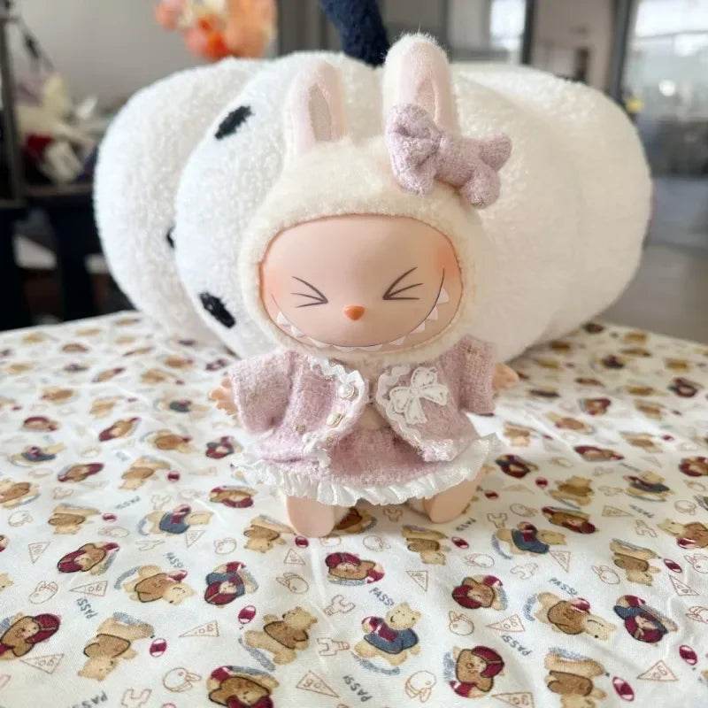 Mini Doll'S Clothes Outfit Accessories For Korea Kpop Exo 15cm Labubu Idol V2 Skirt Set Gift - ToylandEU