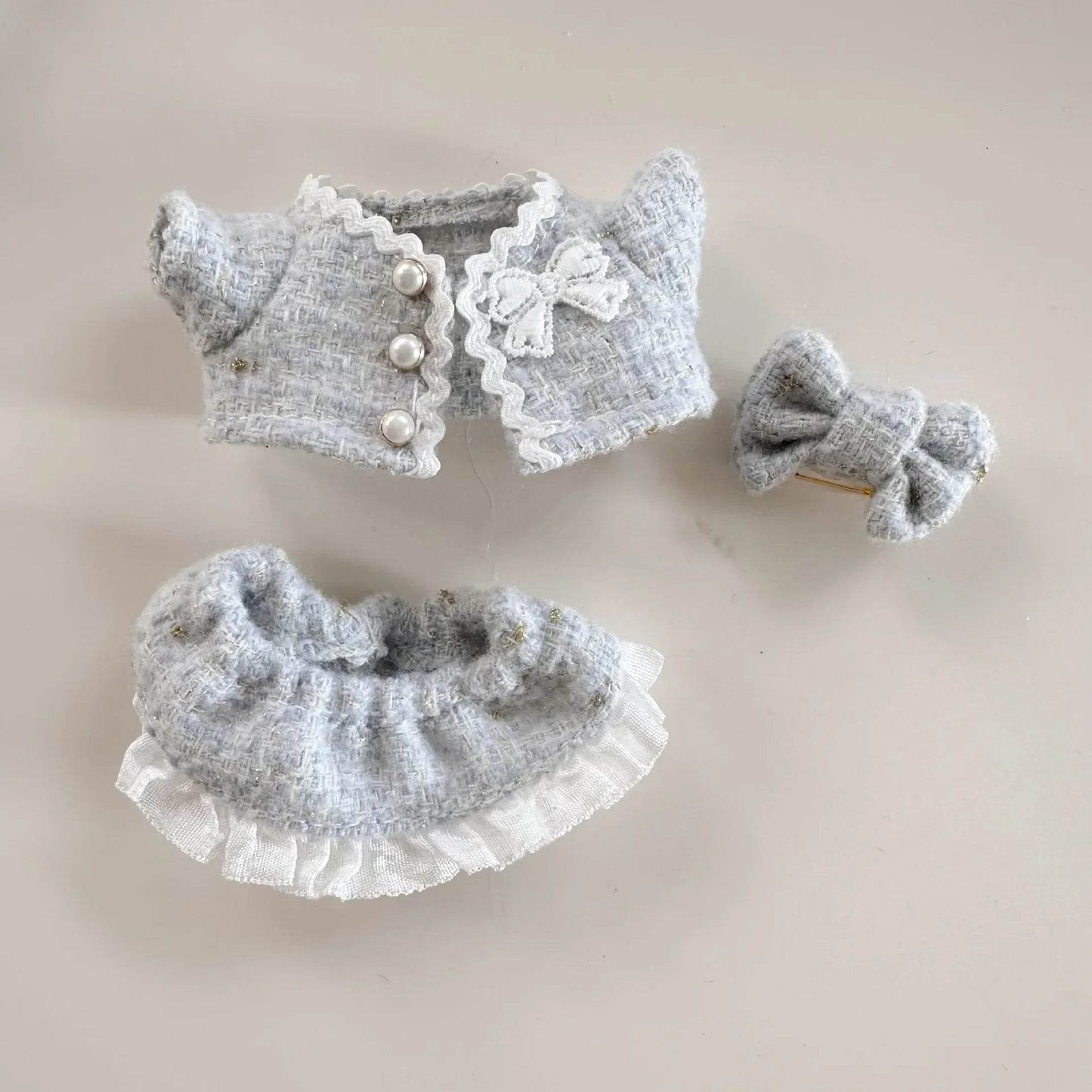 Mini Doll'S Clothes Outfit Accessories For Korea Kpop Exo 15cm Labubu Idol V2 Skirt Set Gift - ToylandEU