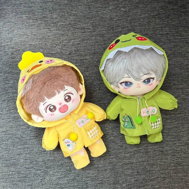 Mini Doll's Clothes Outfit Accessories For Ropa Labubu Idol Doll Raincoat Rain Boots Gift - ToylandEU