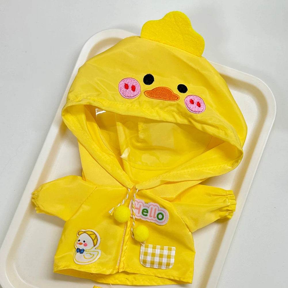 Mini Doll's Clothes Outfit Accessories For Ropa Labubu Idol Doll Raincoat Rain Boots Gift - ToylandEU