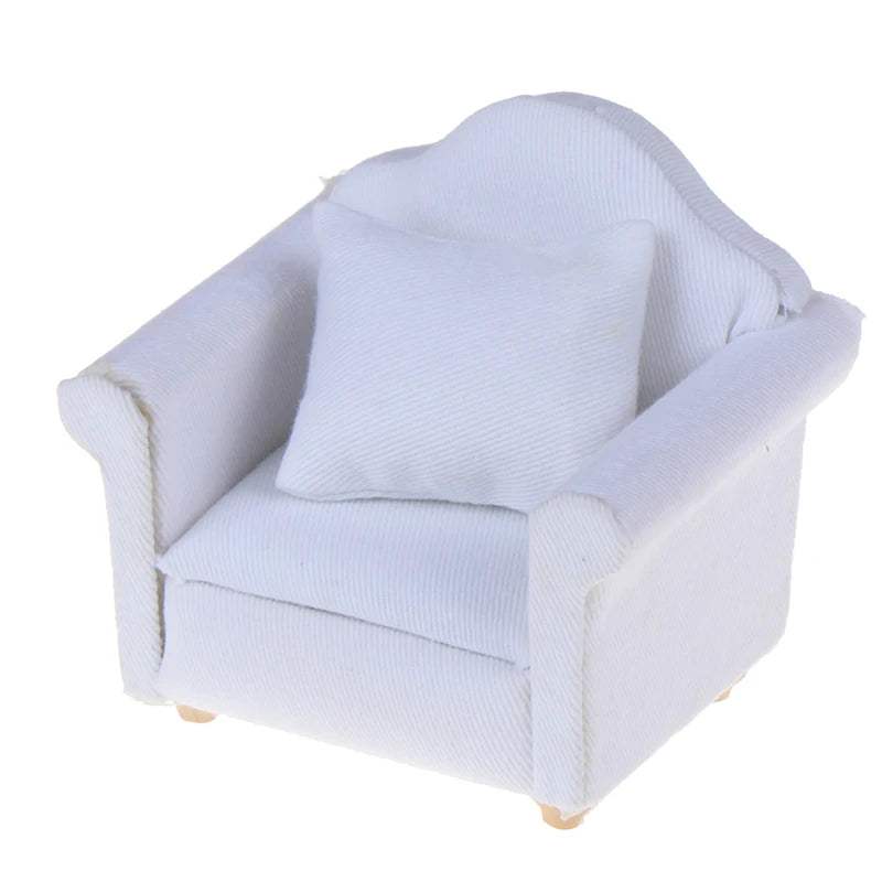 Mini Dollhouse Sofa | Solid Wood Frame | Toylandeu™