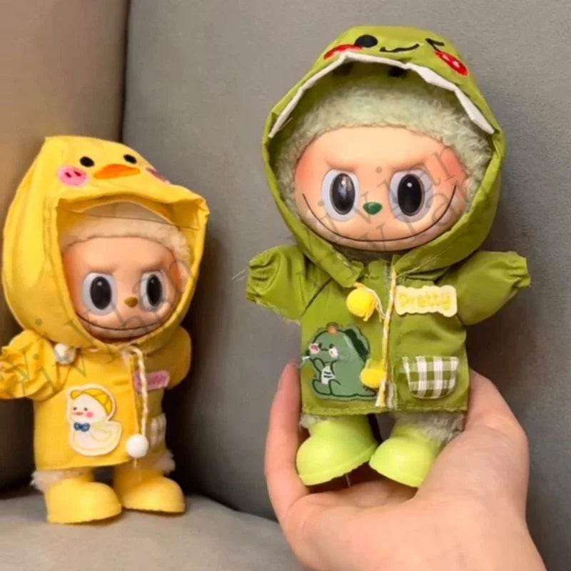 Mini Dolls Clothes Outfit Accessories For 15-17cm Ropa Labubu Idol Doll Rain Boots Shoes Clothing - ToylandEU