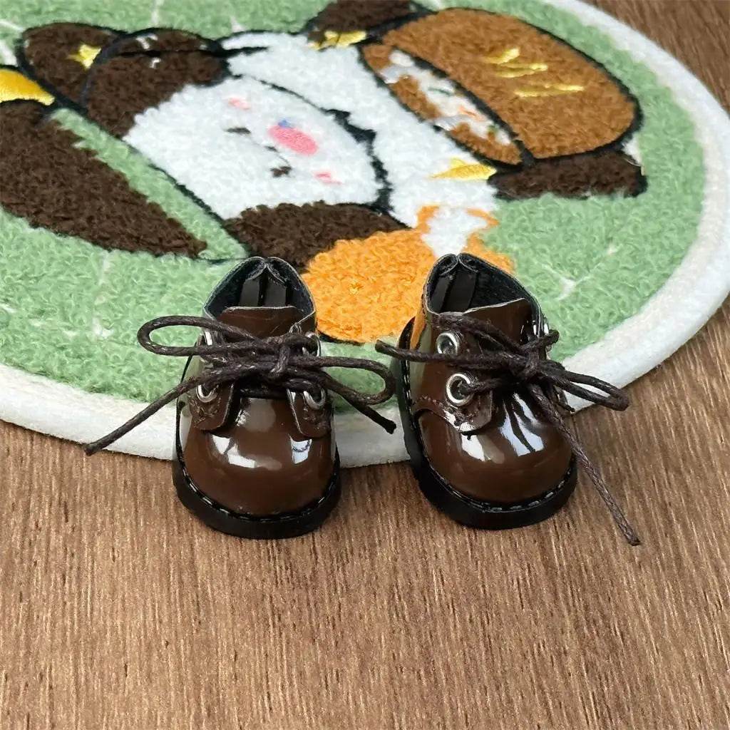 Mini Dolls Clothes Outfit Accessories for 15-17cm Labubu Idol and 10cm Cotton Doll Leather Shoes Toy Gift - ToylandEU
