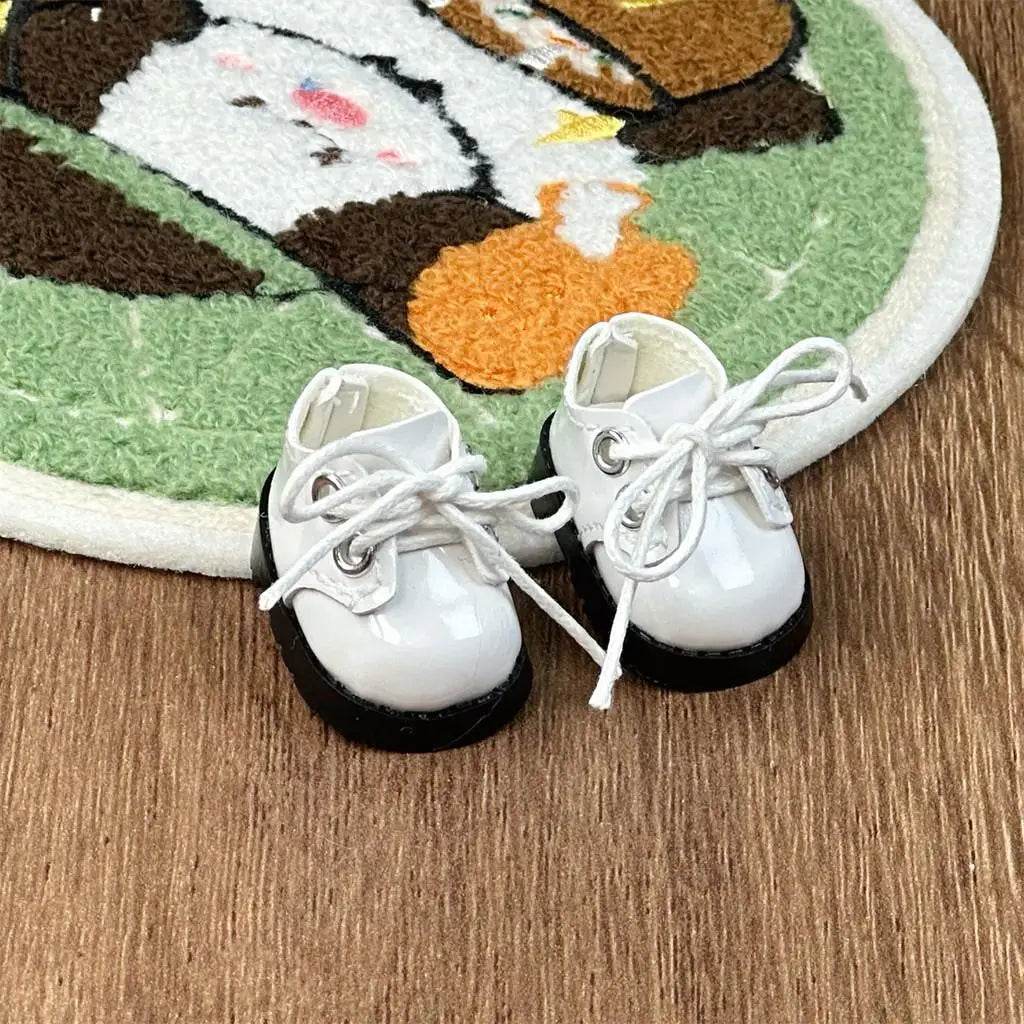 Mini Dolls Clothes Outfit Accessories for 15-17cm Labubu Idol and 10cm Cotton Doll Leather Shoes Toy Gift - ToylandEU