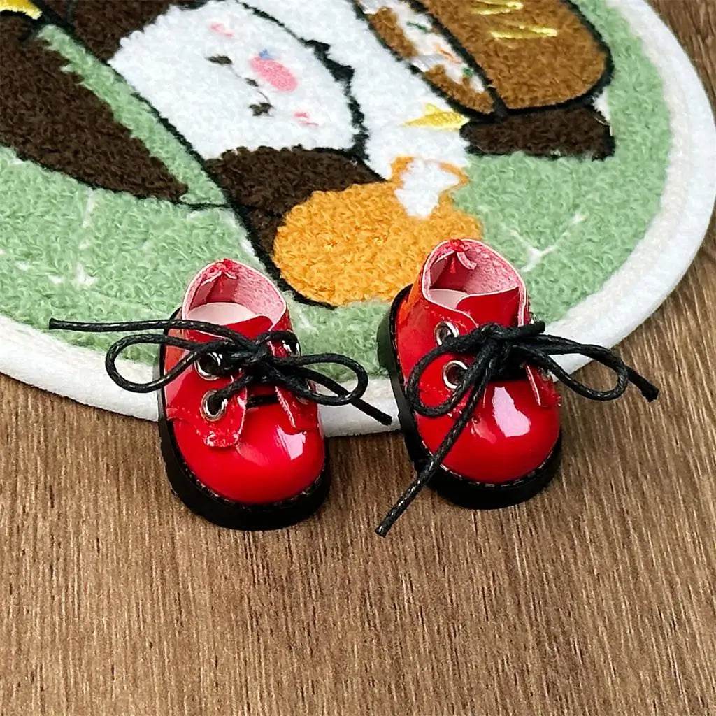 Mini Dolls Clothes Outfit Accessories for 15-17cm Labubu Idol and 10cm Cotton Doll Leather Shoes Toy Gift - ToylandEU