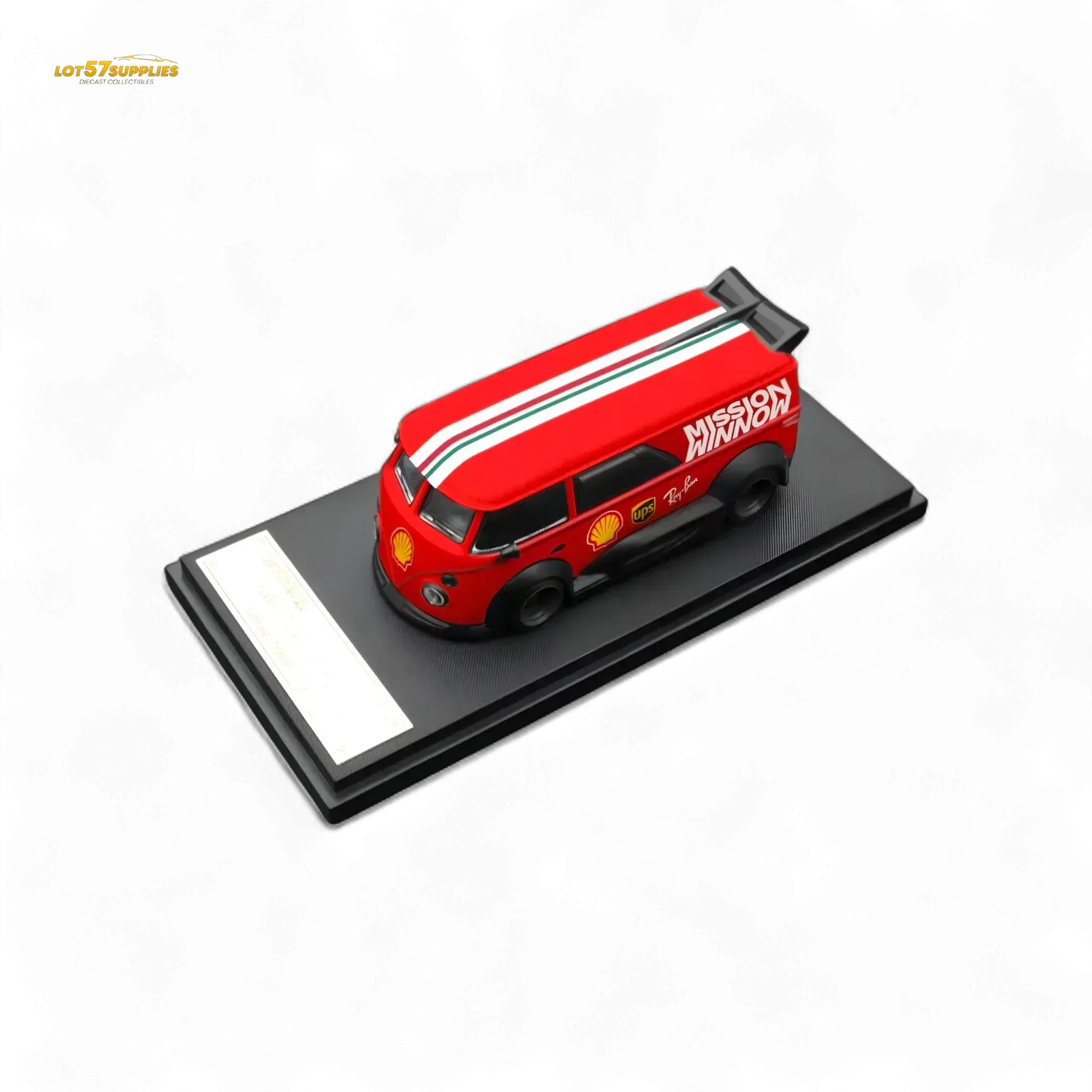 Mini Dream Volkswagen T1 RWB Van in Red WM Livery 1:64 - ToylandEU