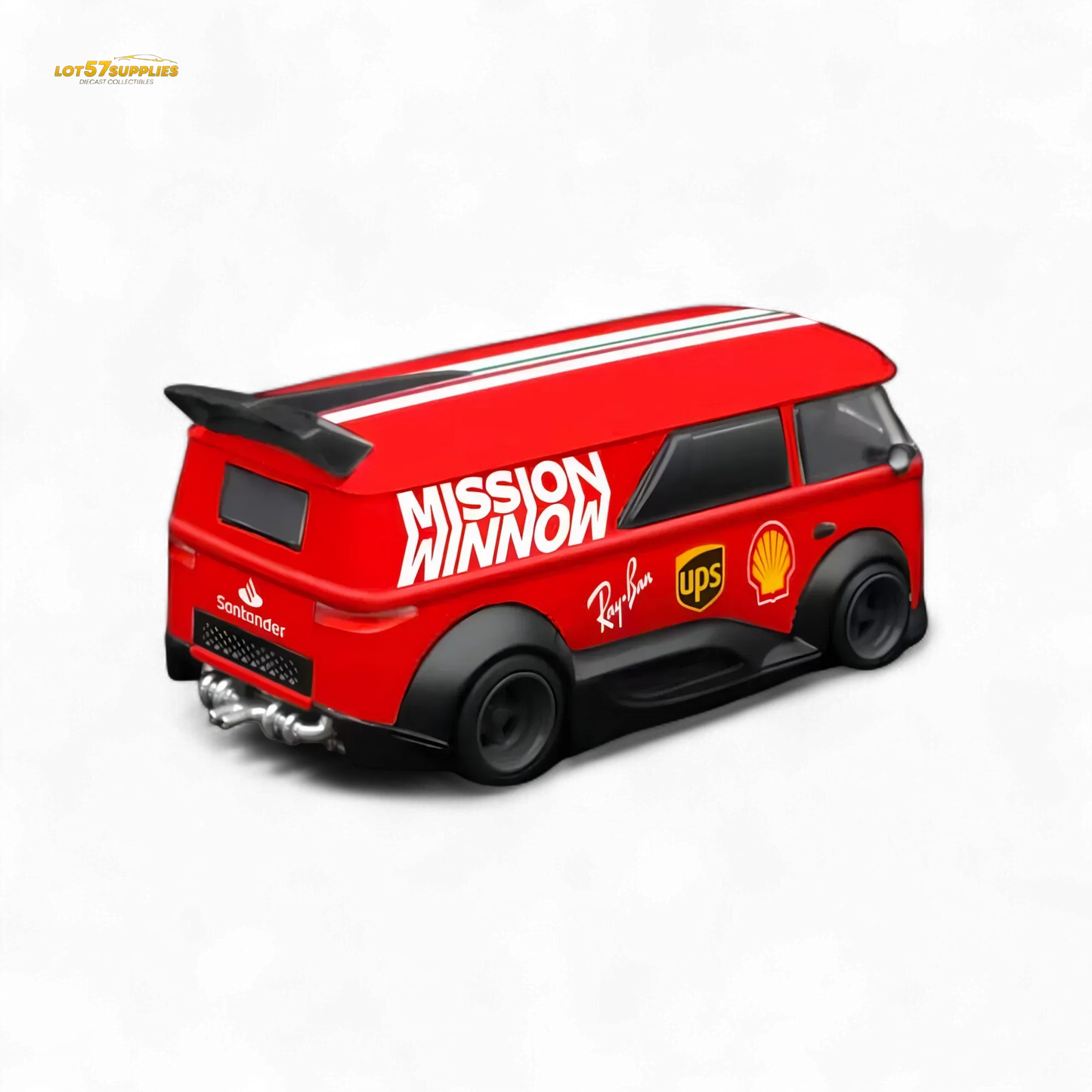 Mini Dream Volkswagen T1 RWB Van in Red WM Livery 1:64 - ToylandEU