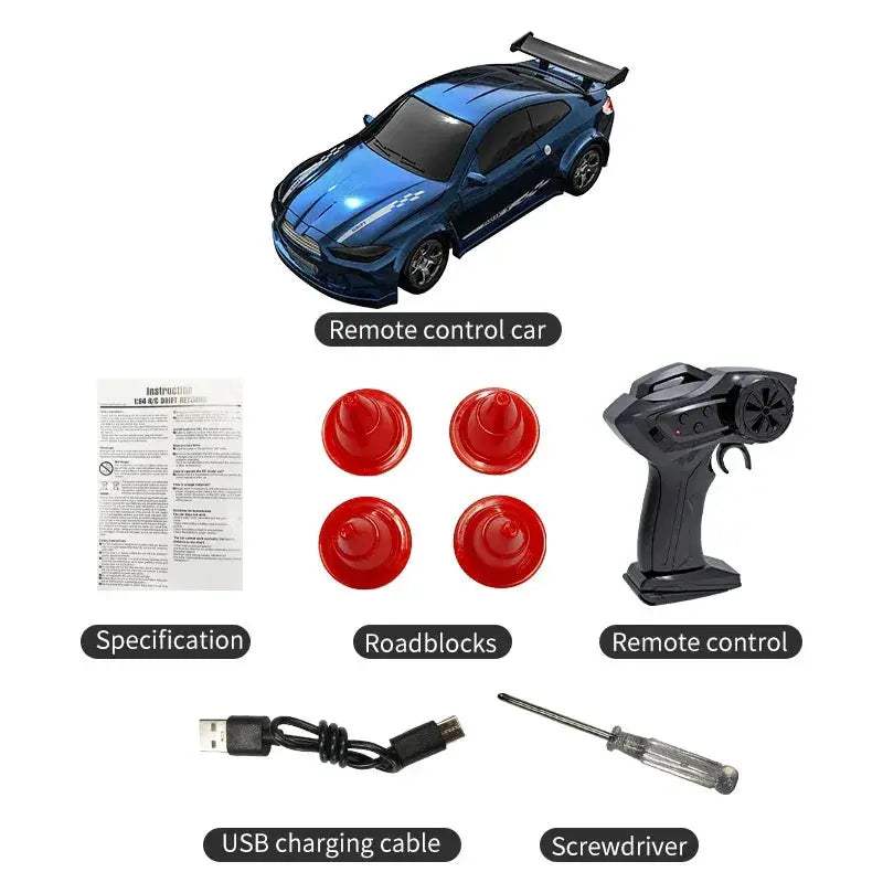 Mini Drift RC Car OneSixtyFour Four Wheel Drive Racing - ToylandEU