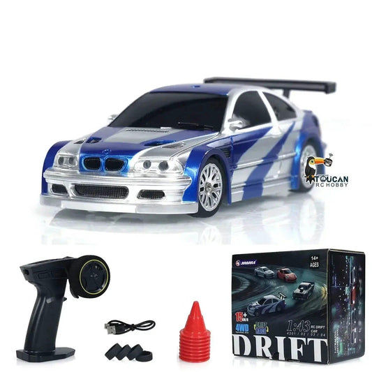  Mini Drift RC Car Toy 1/43 Scale 4WD Radio Control Racing Vehicle for  -  ToylandEU™