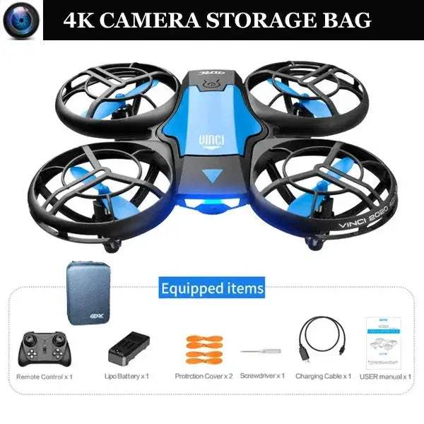 Mini Drone With 4K Camera WiFi FPV Altitude Hold Foldable - ToylandEU