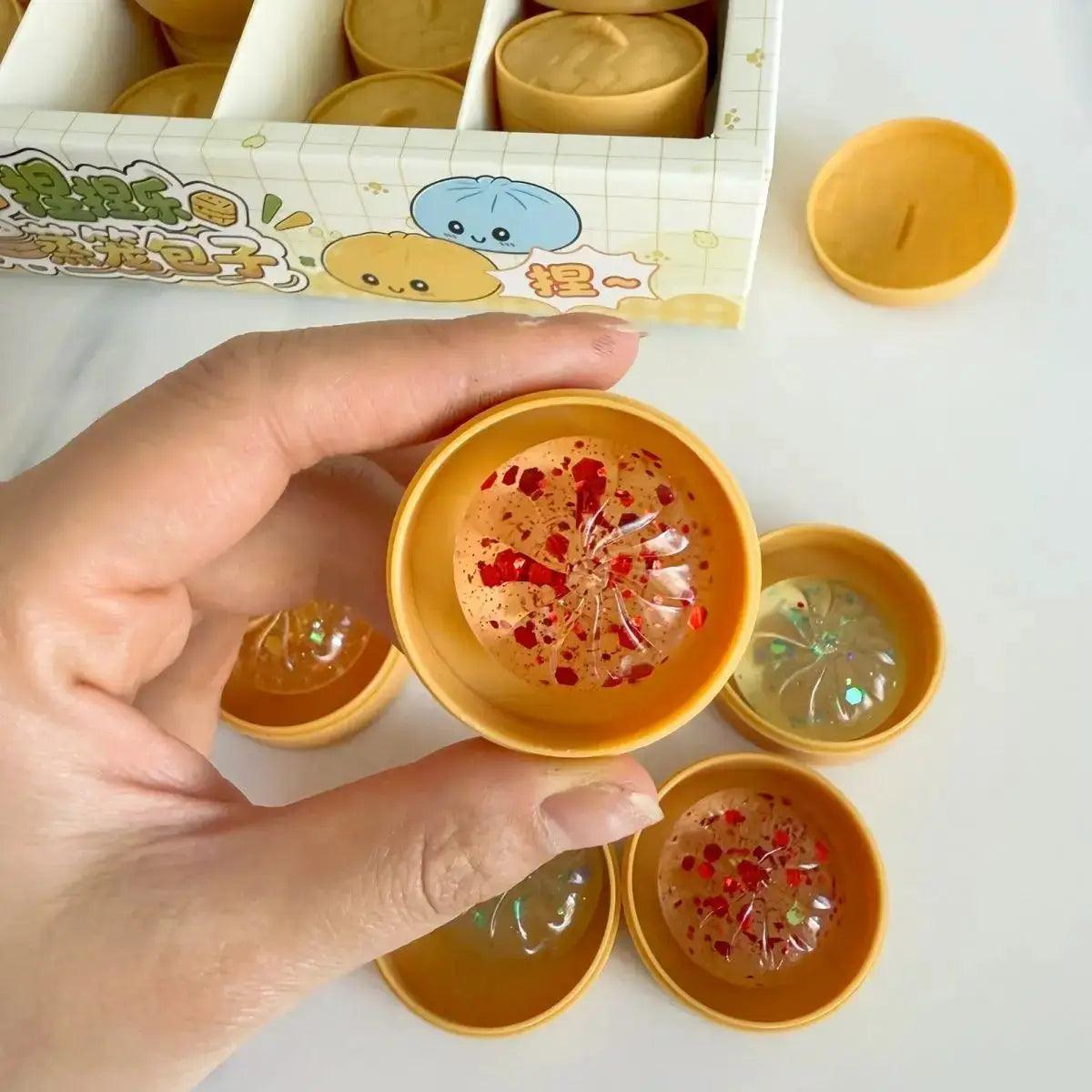  Mini Dumpling Steamer Bun Squishy Toys Stress Relief -  ToylandEU™