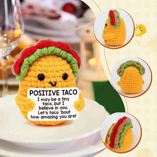  Mini Emotional Taco Support Crochet Funny Dolls Home Decor -  ToylandEU™