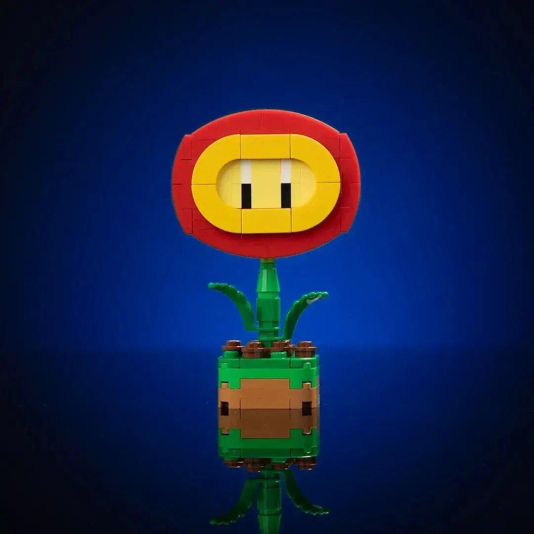  Mini Fire Flower Power Up Palm Sized For Builders Collectors -  ToylandEU™