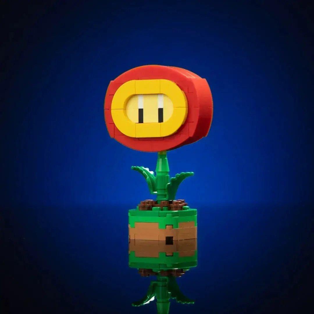  Mini Fire Flower Power Up Palm Sized For Builders Collectors -  ToylandEU™