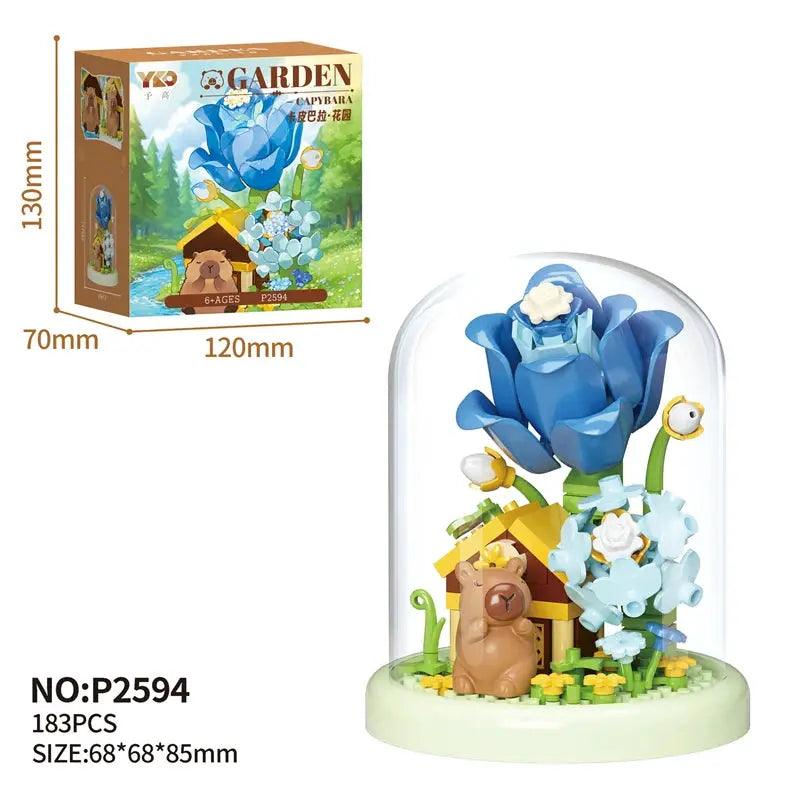  Mini Flower Building Blocks Garden Set Realistic Blooms -  ToylandEU™