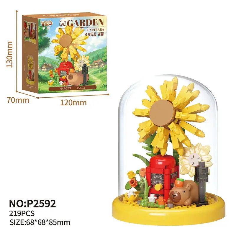  Mini Flower Building Blocks Garden Set Realistic Blooms -  ToylandEU™