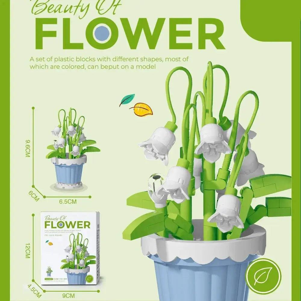  Mini Flower With Pot Micro Building Blocks Premium -  ToylandEU™