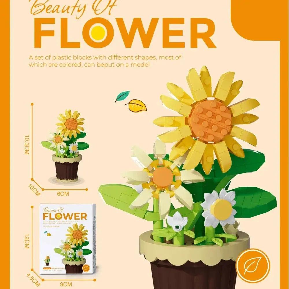  Mini Flower With Pot Micro Building Blocks Premium -  ToylandEU™