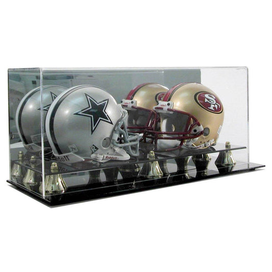 Mini Football Helmet Display Case With Double Mirror Back - ToylandEU