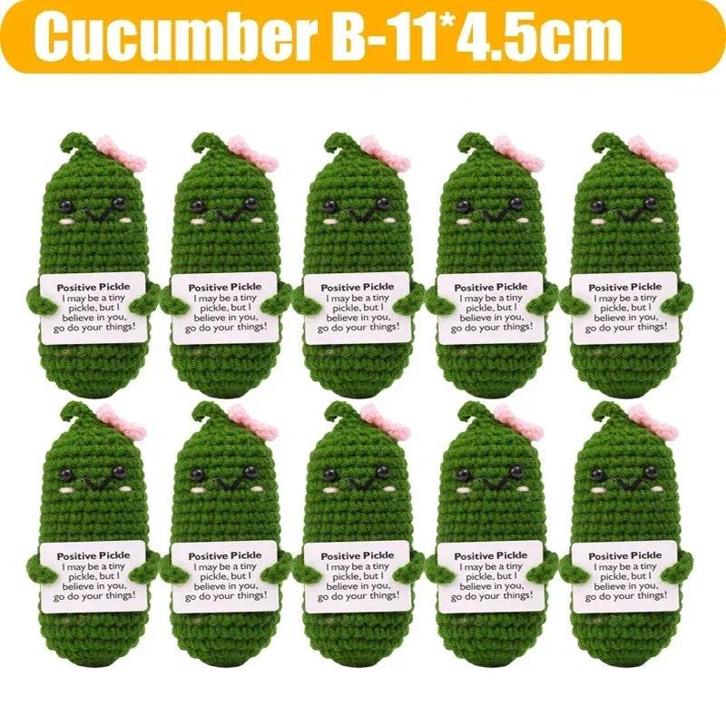 10/1PC Mini Funny Positive Potato Cucumber Poop Dolls Toys - ToylandEU