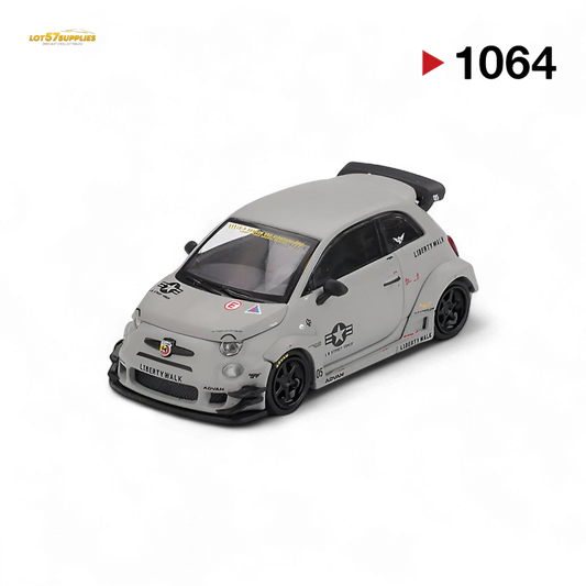  Abarth 595 Diecast LBWORKS Edition 1 64 Grey -  ToylandEU™