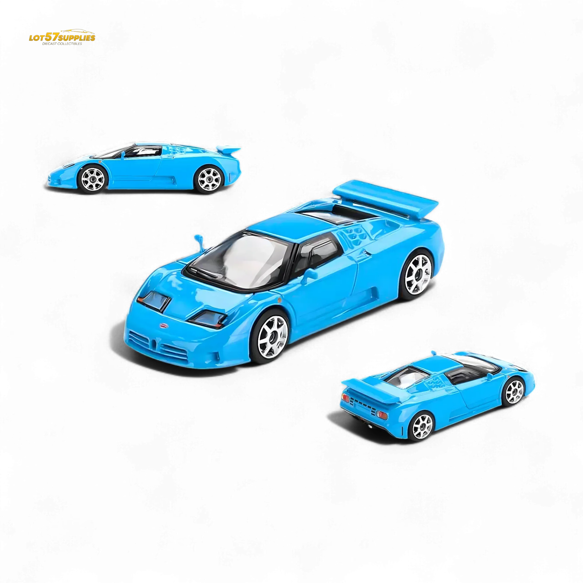 Mini-GT Bugatti EB110 Super Sport Blu Bugatti #890 1:64 - ToylandEU
