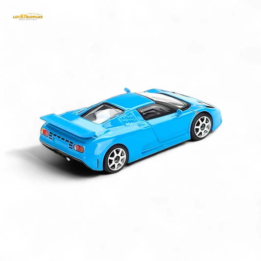  Bugatti EB110 1:64 Diecast Mini GT Blue Precision Detail -  ToylandEU™