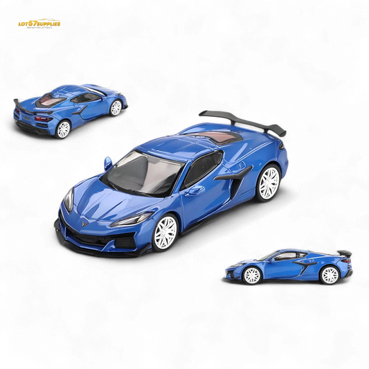  Mini GT 1:64 Corvette Z06 Elkhart Lake Blue Diecast -  ToylandEU™