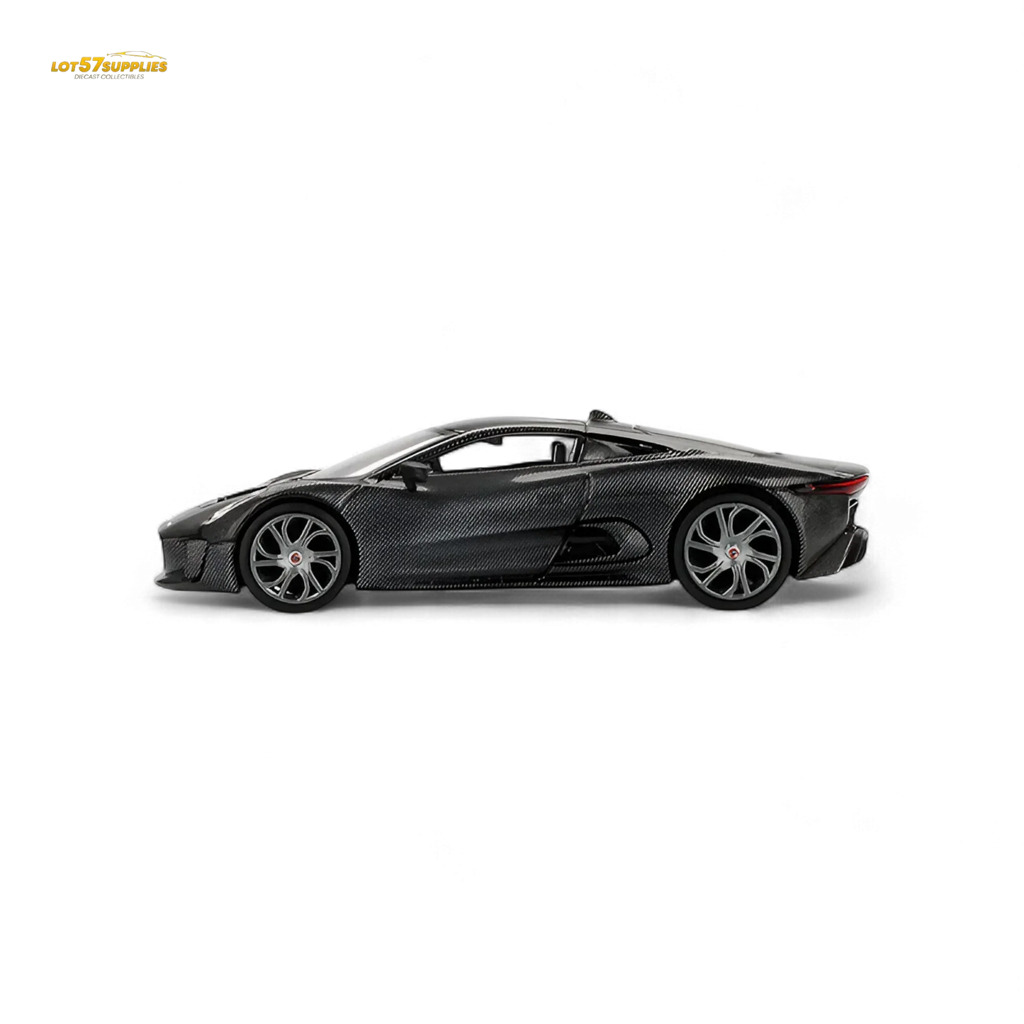 Mini-GT Jaguar C-X75 Test Car Carbon Fiber 1:64 - ToylandEU