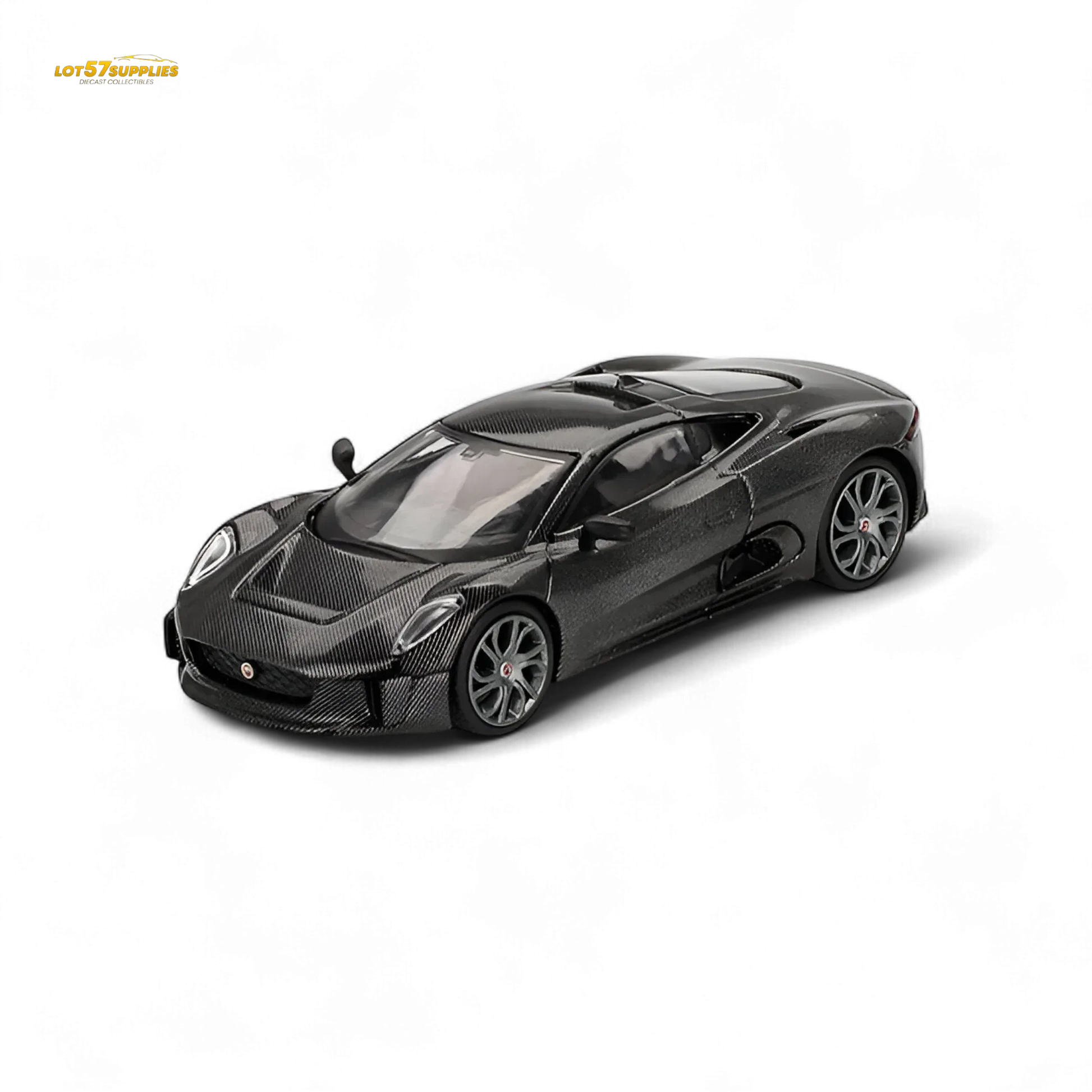 Mini-GT Jaguar C-X75 Test Car Carbon Fiber 1:64 - ToylandEU
