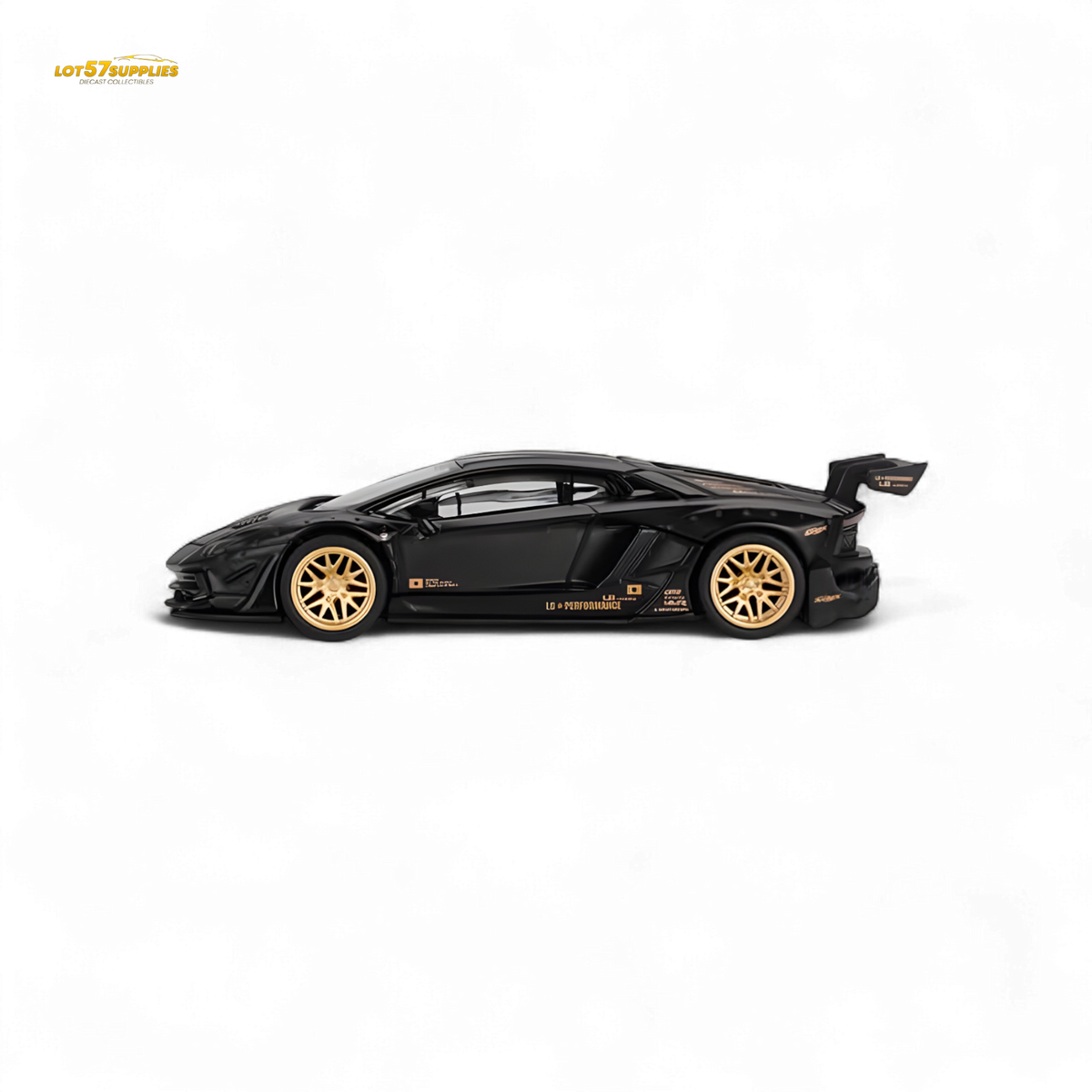 Mini GT Lamborghini | 1:64 Matte Black Diecast | Toylandeu™