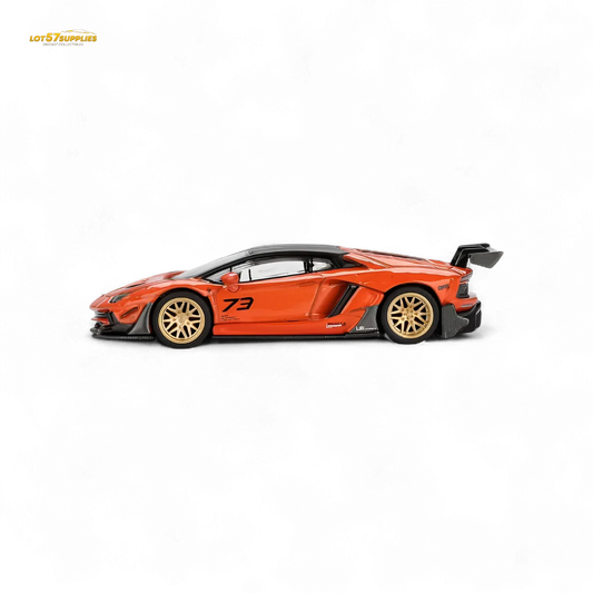 Mini GT Lamborghini Aventador Diecast Model Orange Limited Edition - ToylandEU