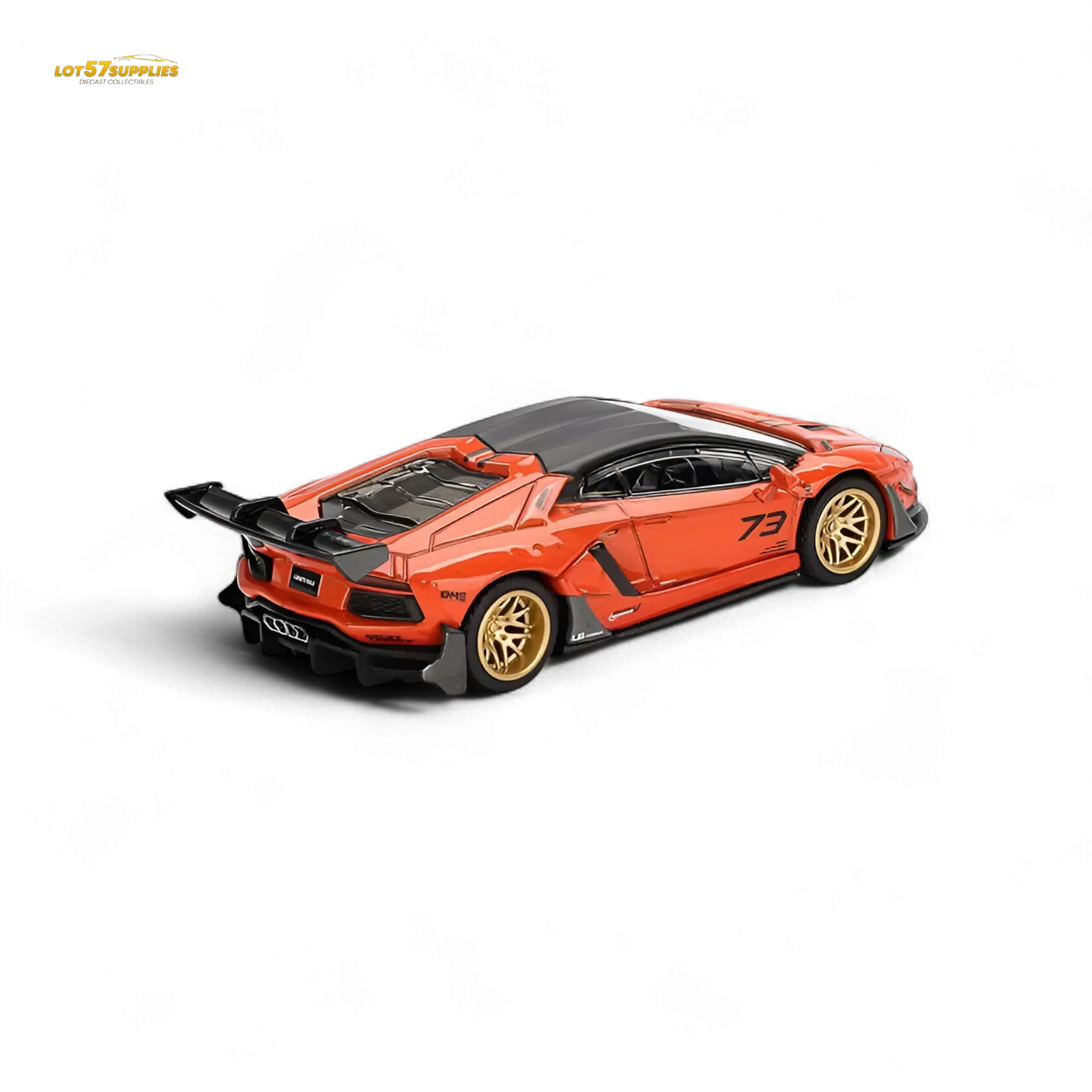 Mini GT Lamborghini Aventador Diecast Model Orange Limited Edition - ToylandEU