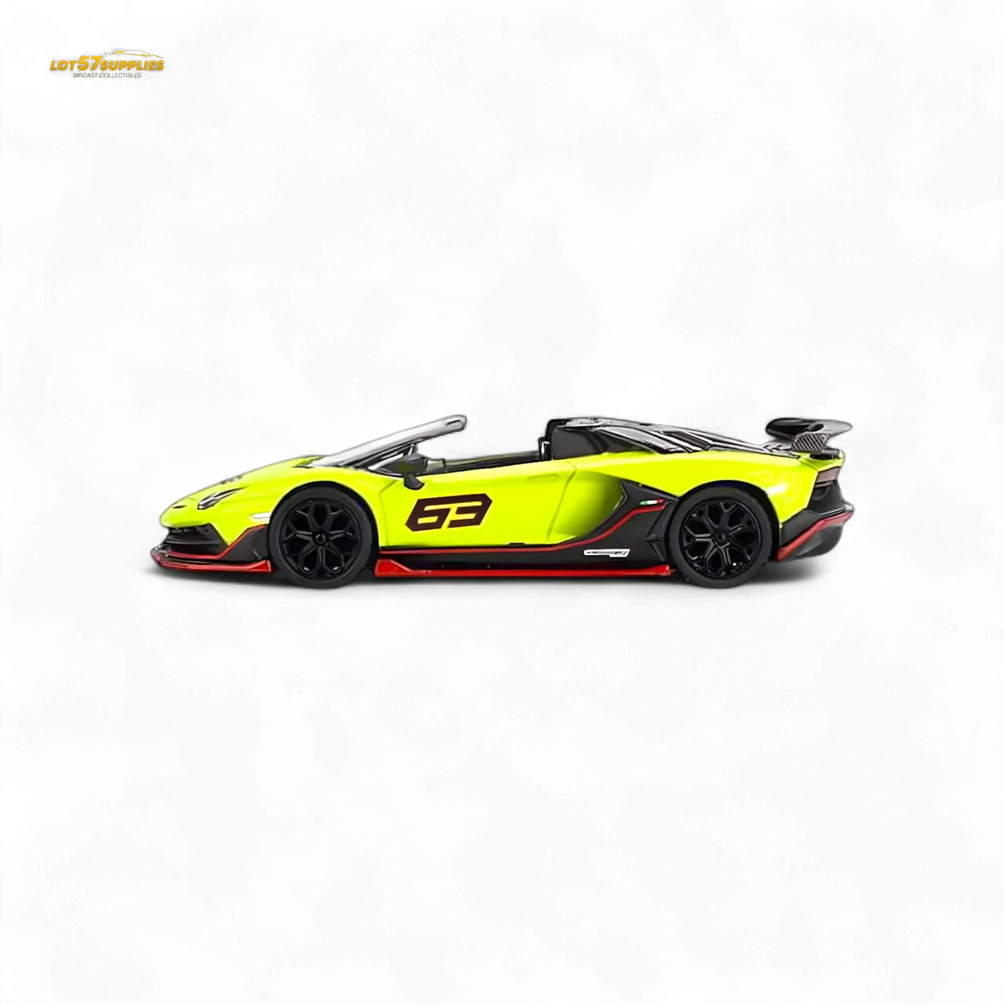 Mini-GT Lamborghini Aventador SVJ 63 Roadster Verde Shock 1:64 - ToylandEU