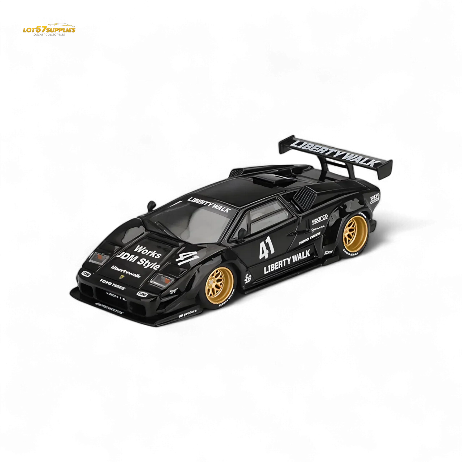 (Pre-Order) Mini GT Lamborghini Countach LB-WORKS - Black 1:64 - ToylandEU