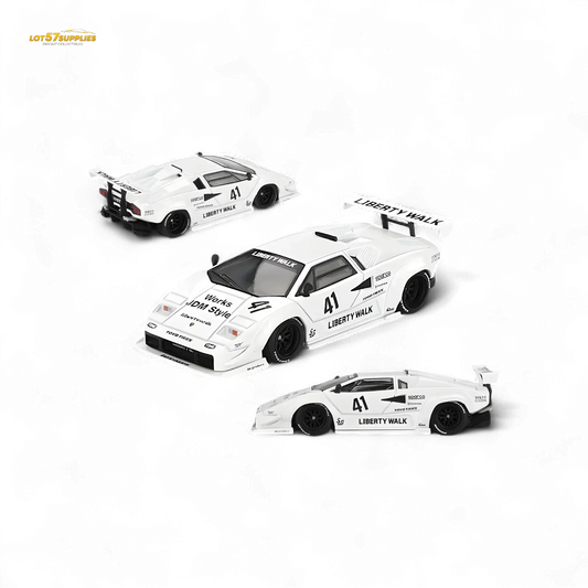  Mini-GT Lamborghini Countach LB-WORKS White 1:64 -  ToylandEU™
