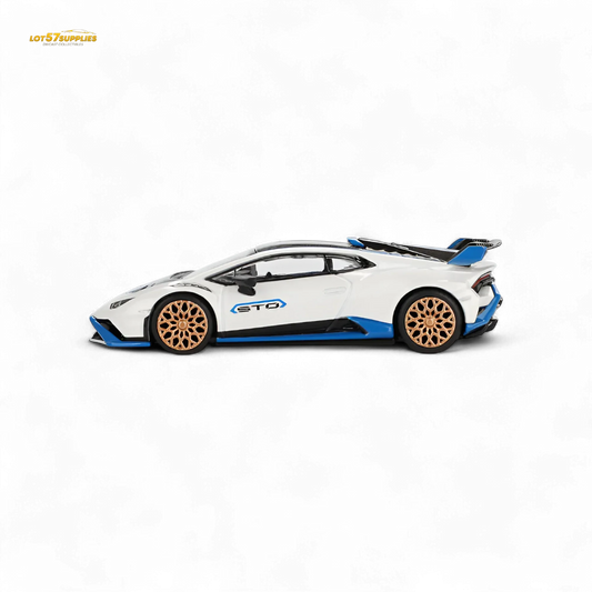  Mini-GT Lamborghini Huracán STO Bianco Asopo 1:64 -  ToylandEU™