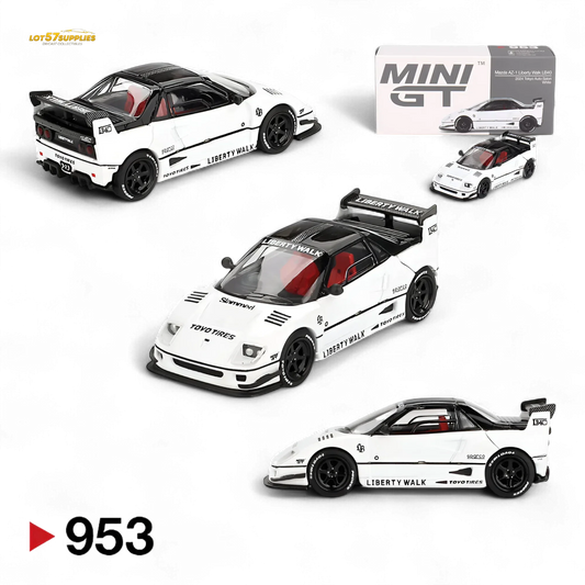  Mazda AZ1 Liberty Walk LB40 White Enthusiast Mini GT -  ToylandEU™