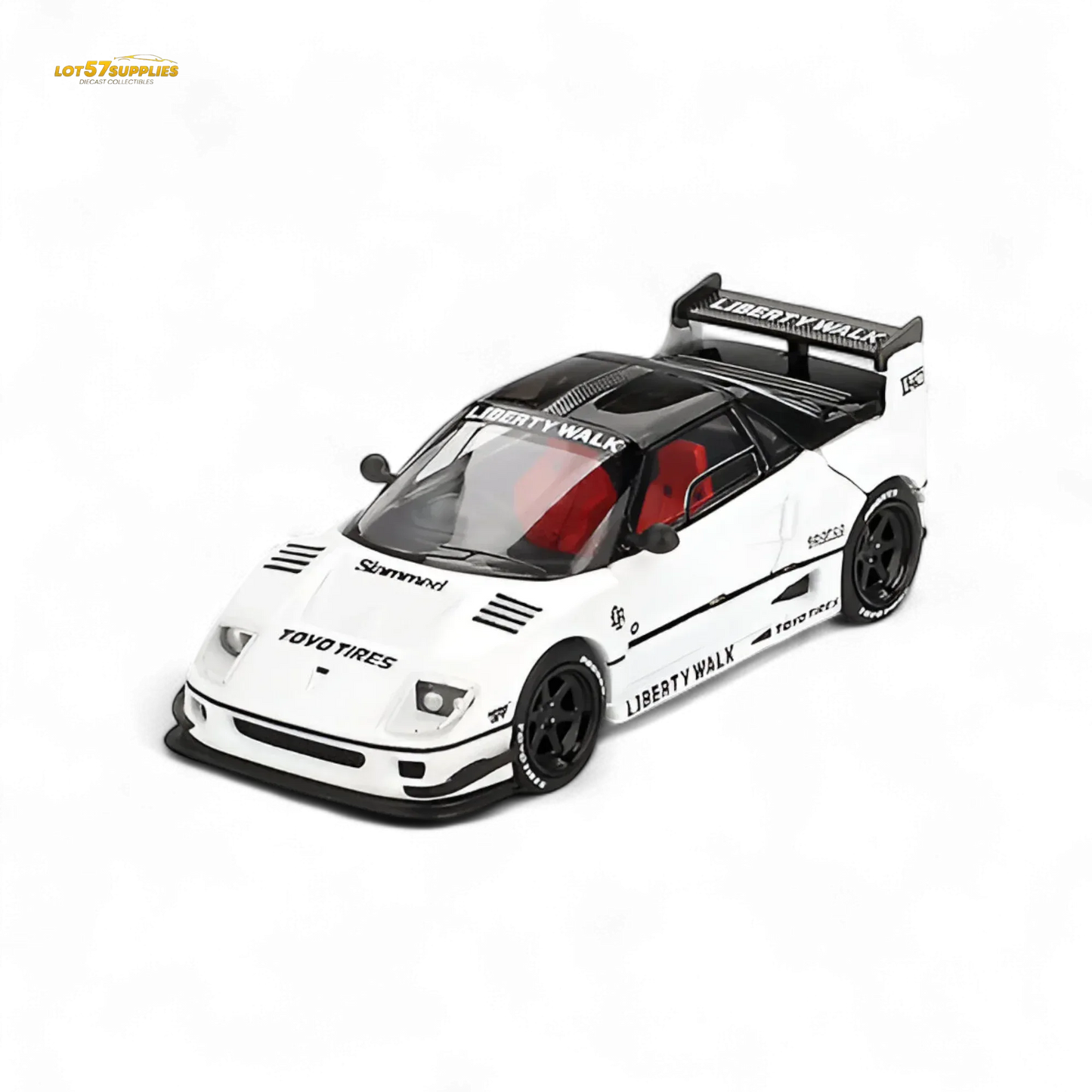 Mazda AZ1 Liberty Walk LB40 Diecast Car White Enthusiast Edition - ToylandEU