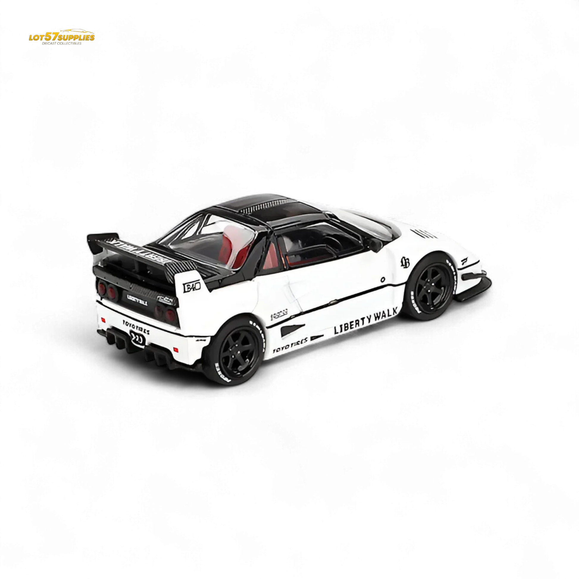 Mazda AZ1 Liberty Walk LB40 Diecast Car White Enthusiast Edition - ToylandEU