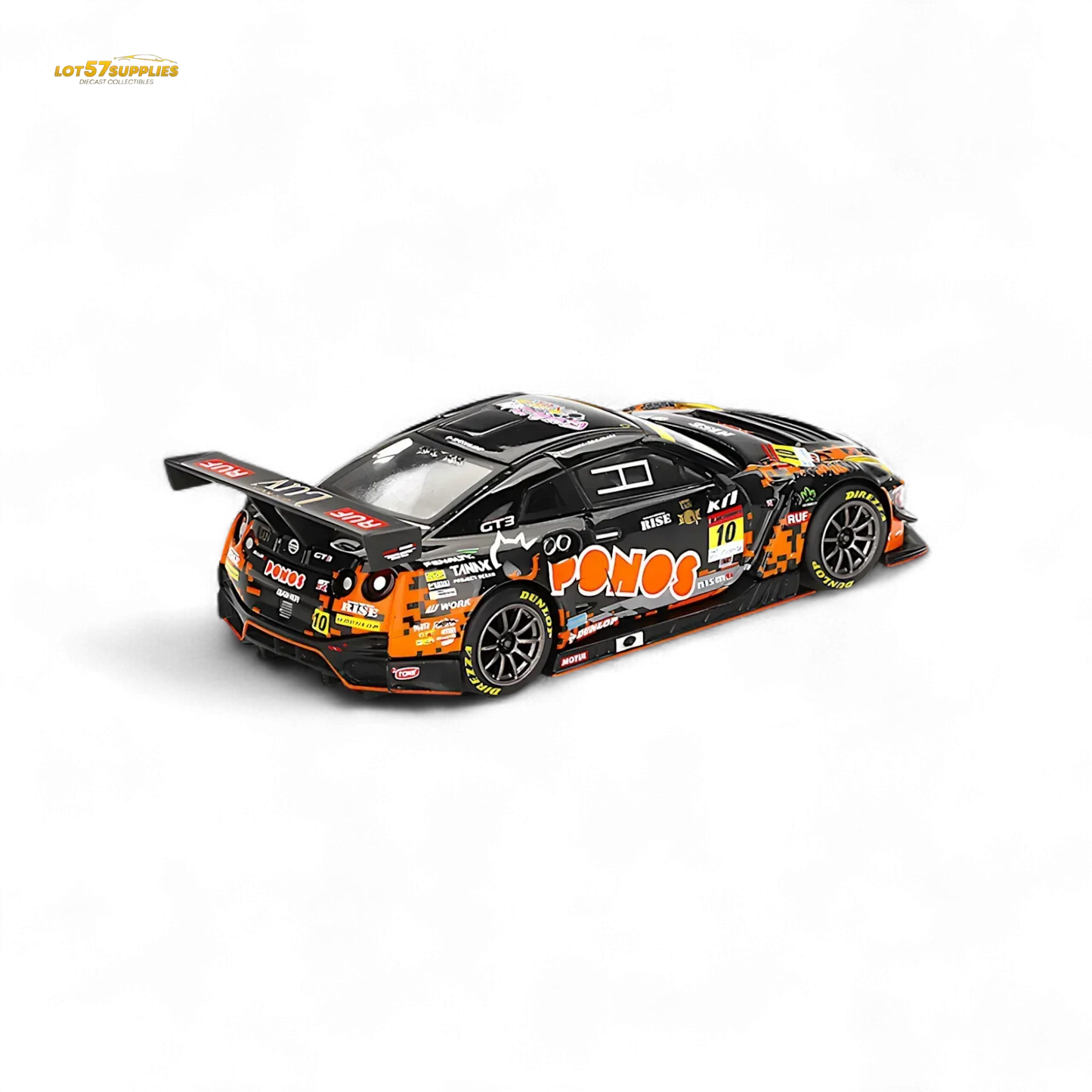 Mini-GT Nissan GT-R Nismo GT3 #10 "PONOS GAINER GT-R" 2023 SUPER GT SERIES #860 1:64 - ToylandEU