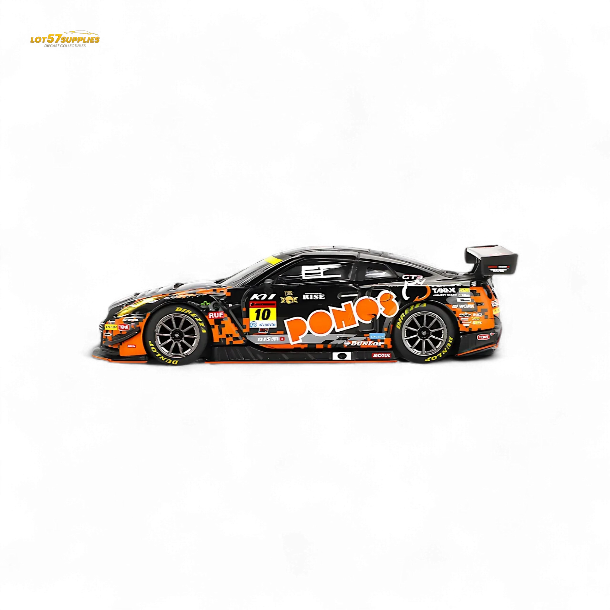 Mini-GT Nissan GT-R Nismo GT3 #10 "PONOS GAINER GT-R" 2023 SUPER GT SERIES #860 1:64 - ToylandEU