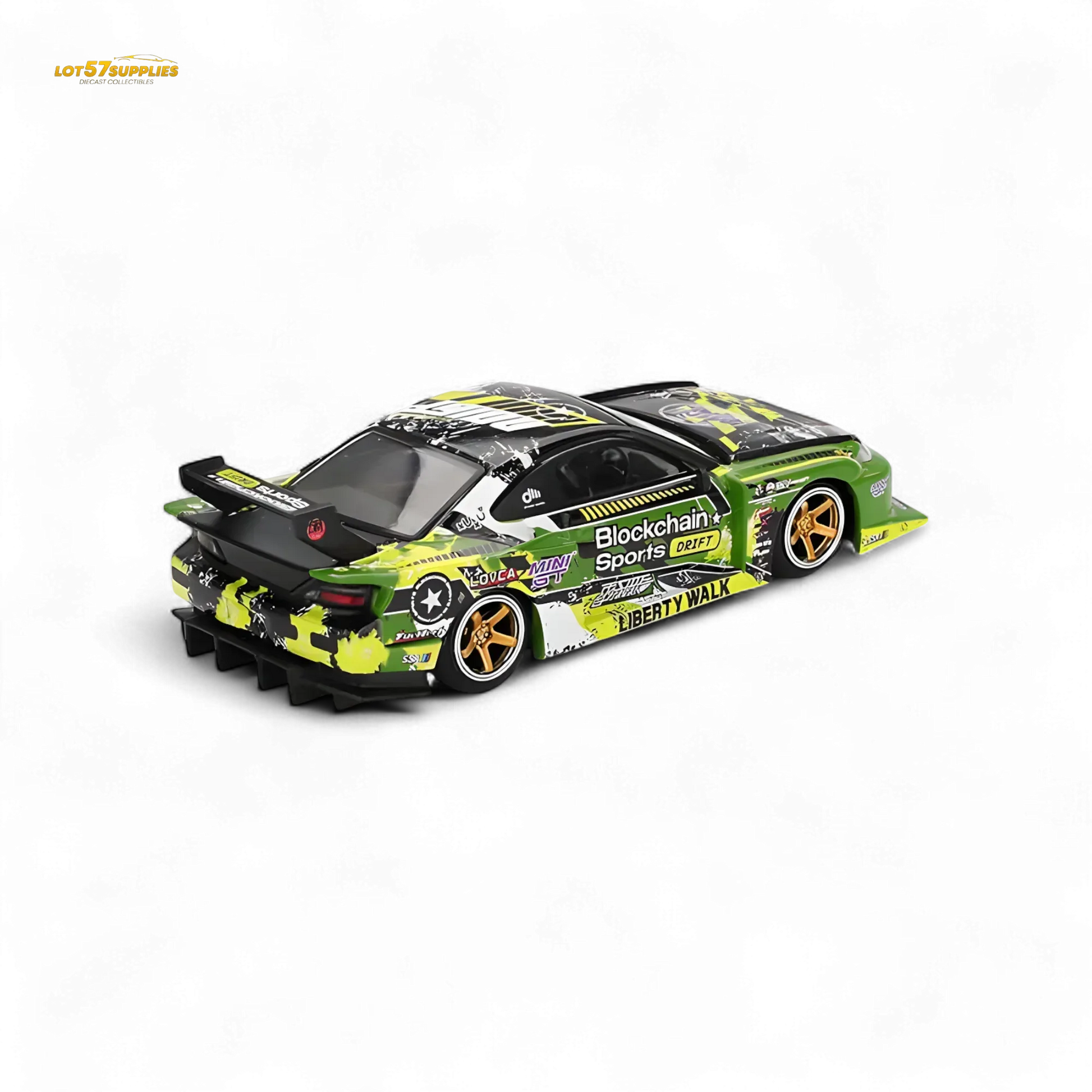 (Pre-Order) MINI-GT Nissan LB-Super Silhouette S15 Silvia #555 V2 2024 Formula Drift Japan - 1:64 - ToylandEU