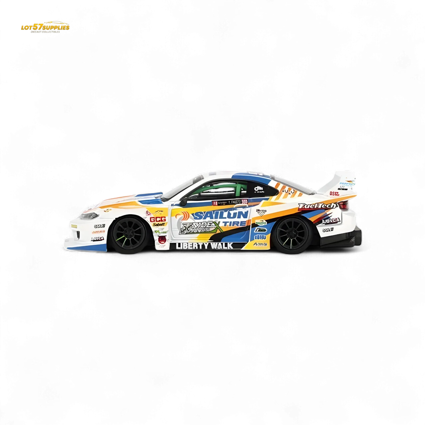 Mini-GT Nissan LB-Super Silhouette S15 Silvia 2023 Formula Drift Japan #895 1:64 - ToylandEU