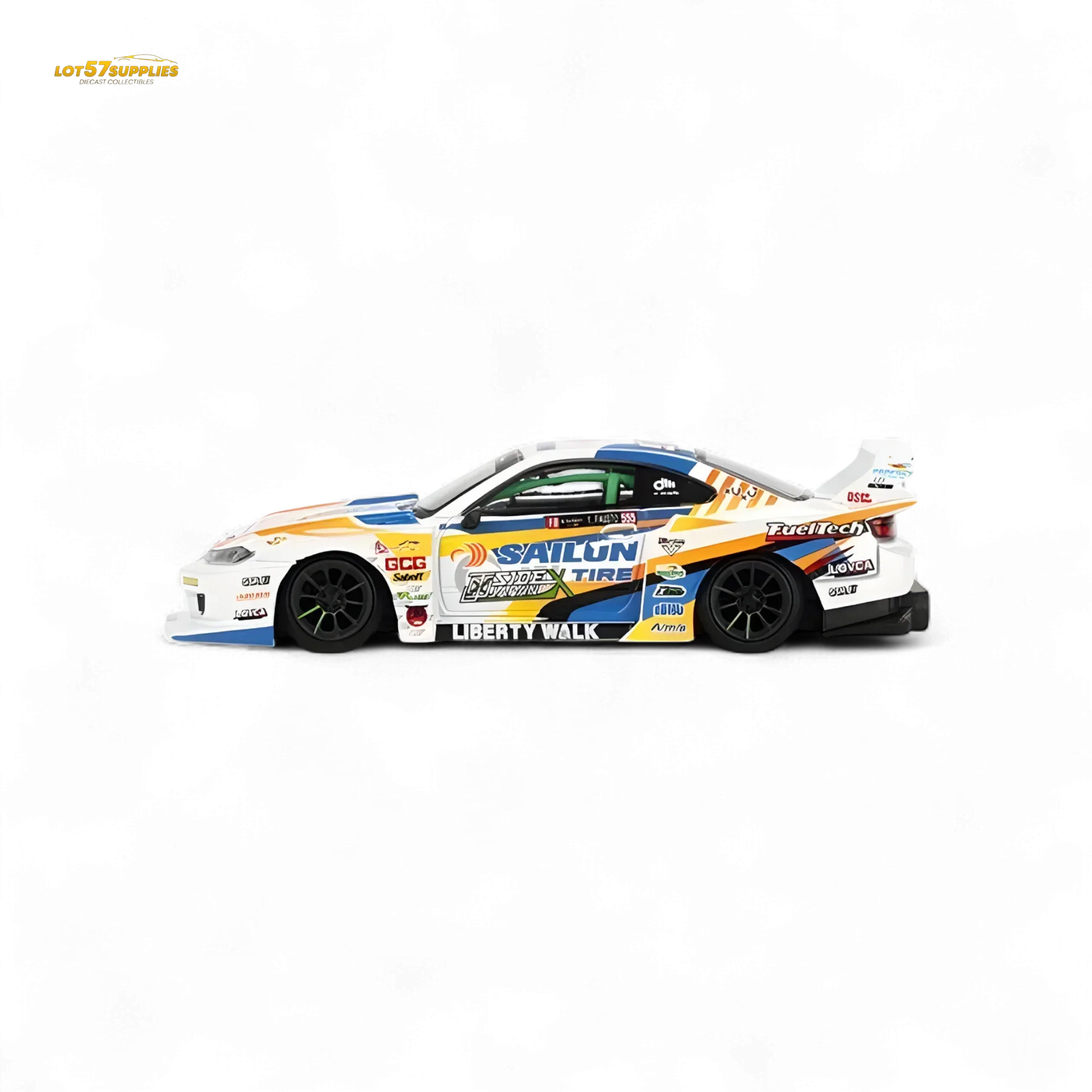 Mini-GT Nissan LB-Super Silhouette S15 Silvia 2023 Formula Drift Japan #895 1:64 - ToylandEU