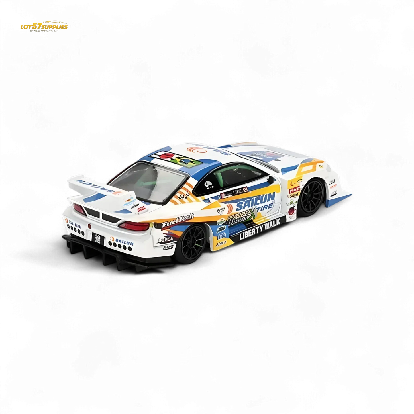 Mini-GT Nissan LB-Super Silhouette S15 Silvia 2023 Formula Drift Japan #895 1:64 - ToylandEU