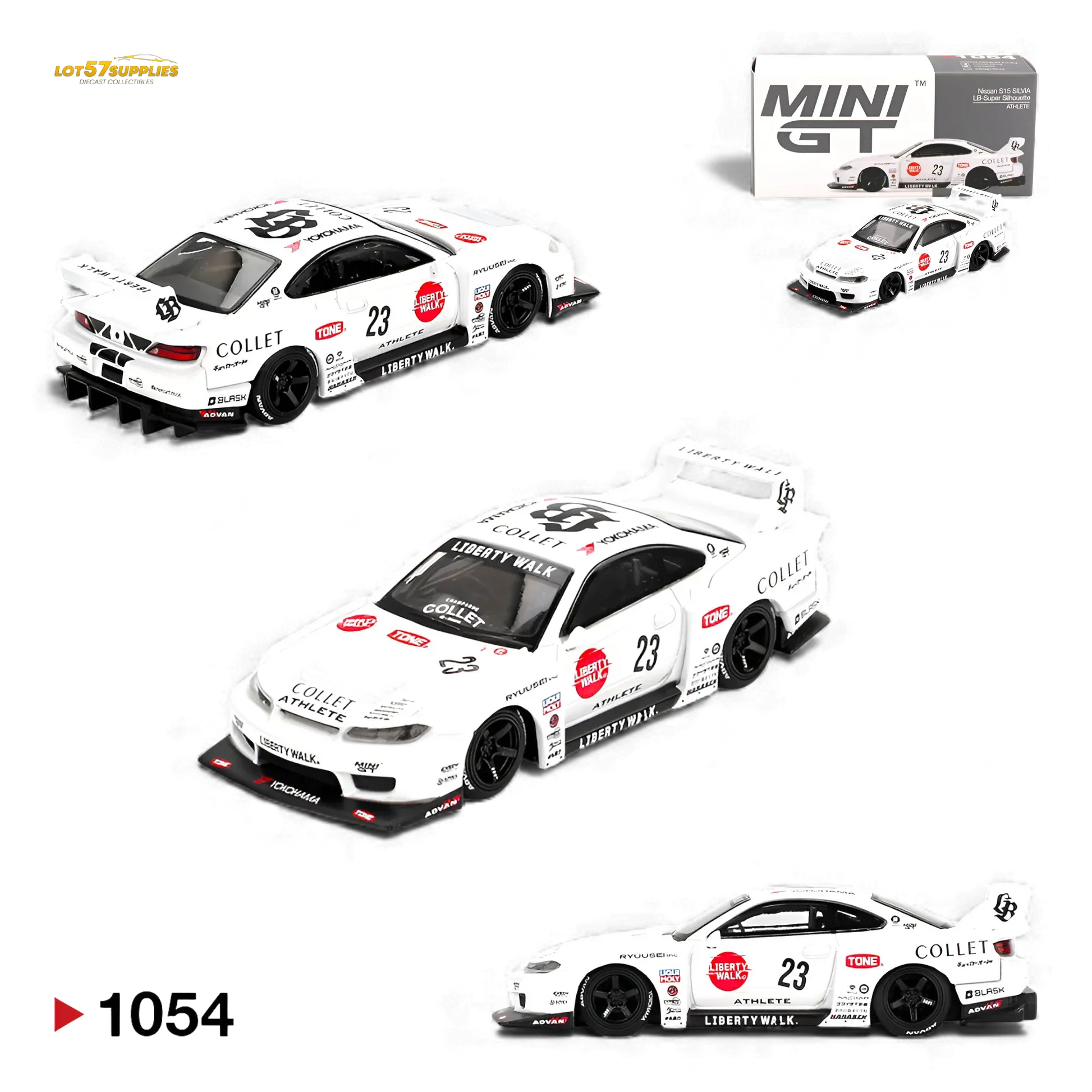 Mini-GT Nissan S15 Silvia LB-Super Silhouette 1:64 - ToylandEU